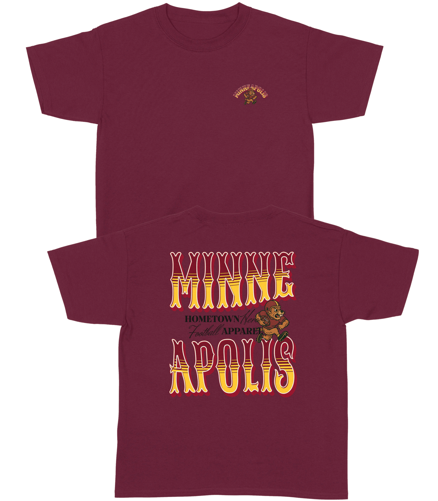Minneapolis Football YOUTH T-Shirt- Hometown Heroes