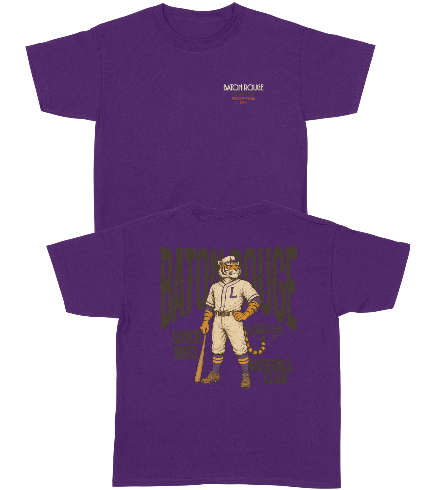 Baton Rouge Baseball YOUTH T-Shirt- Hometown Heroes
