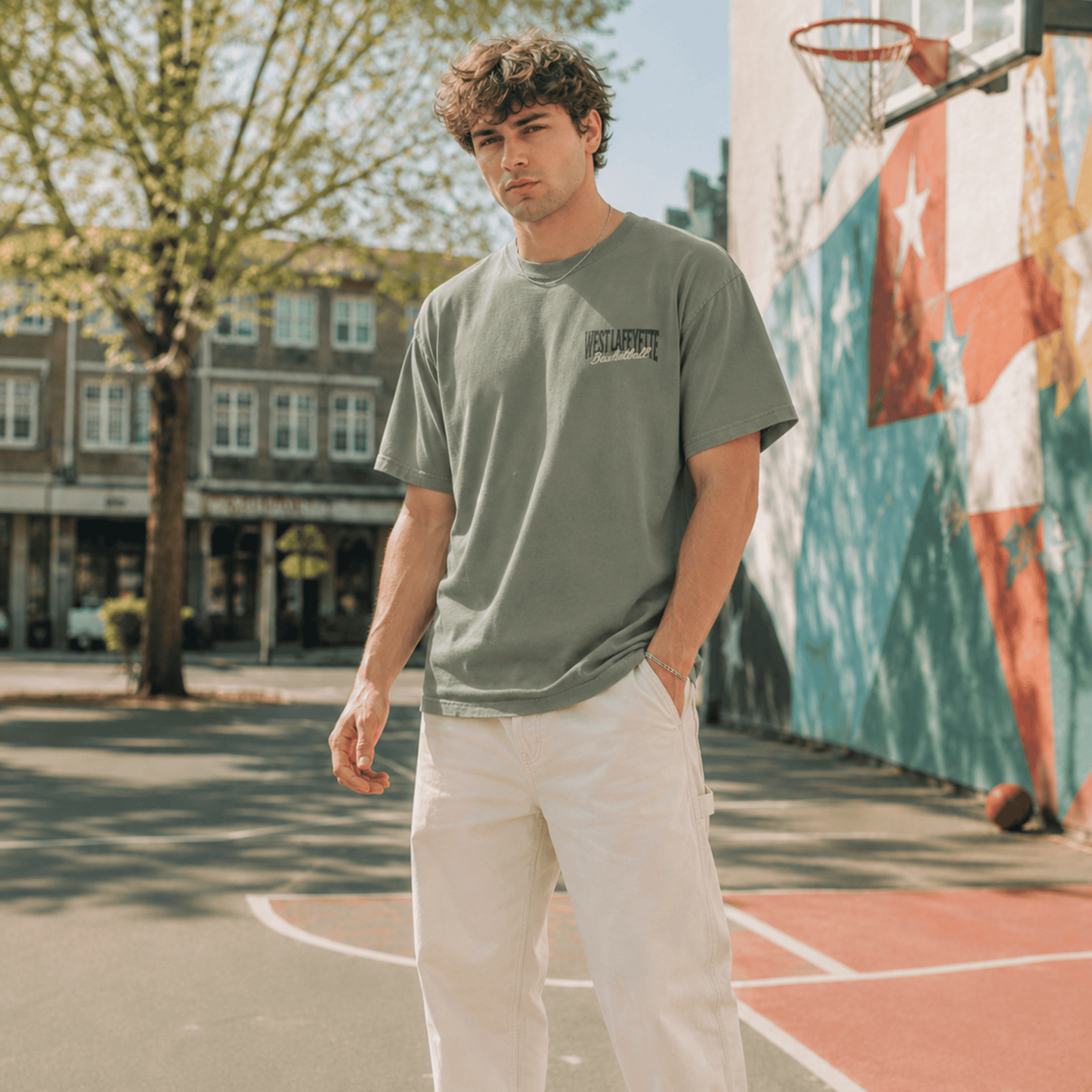 West Lafeyette Basketball T-Shirt