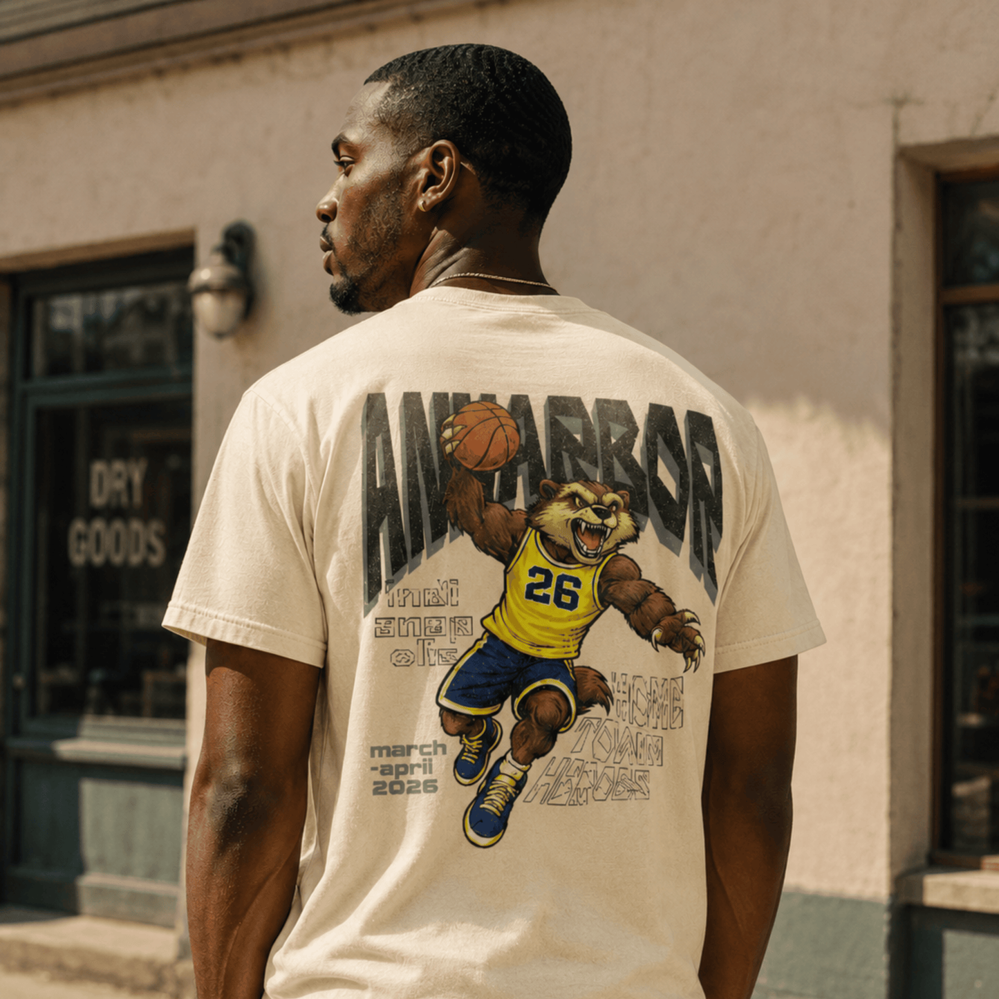Ann Arbor Basketball T-Shirt