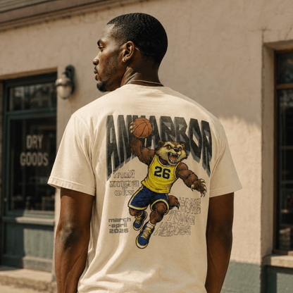 Ann Arbor Basketball T-Shirt