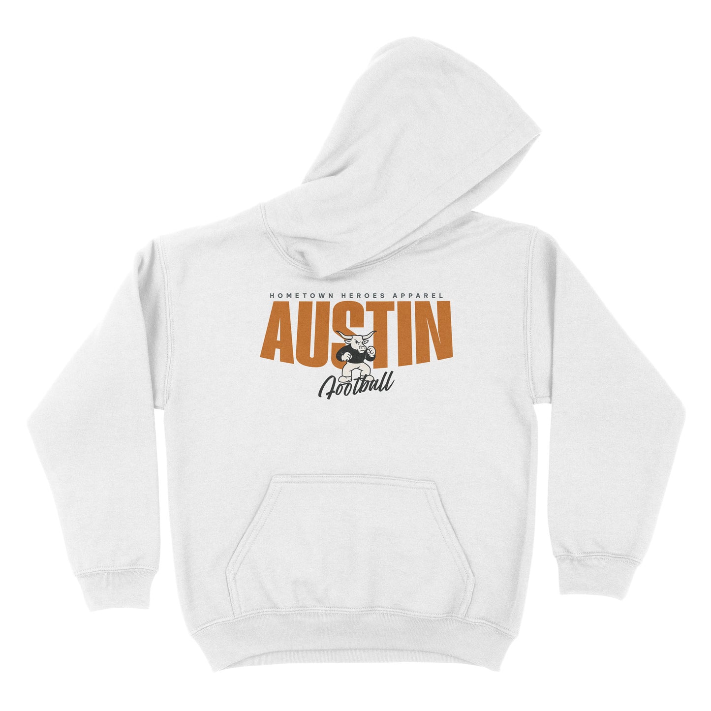 Austin Football YOUTH Hoodie- Hometown Heroes