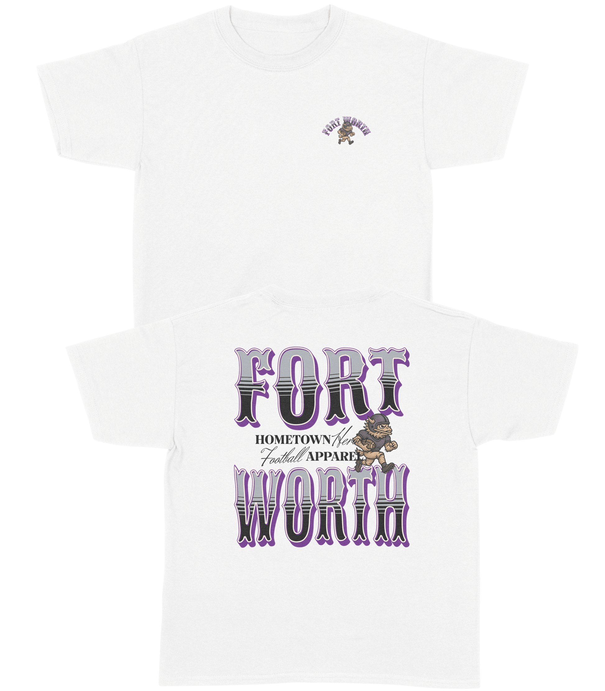 Fort Worth Football YOUTH T-Shirt- Hometown Heroes