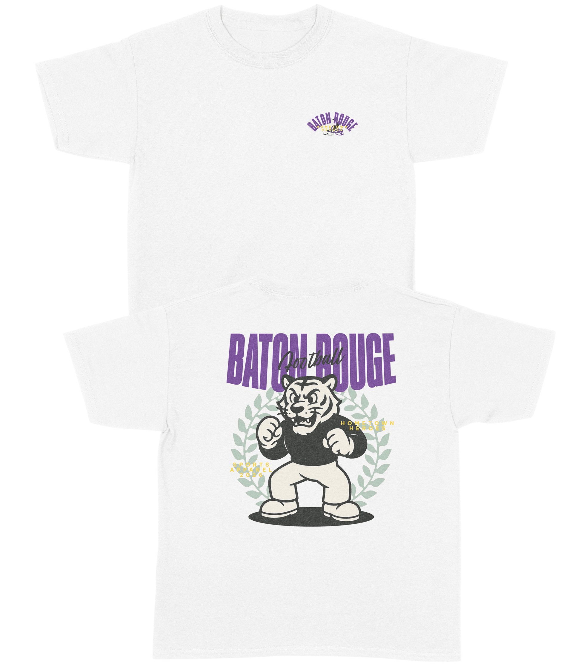 Baton Rouge Football YOUTH T-Shirt- Hometown Heroes