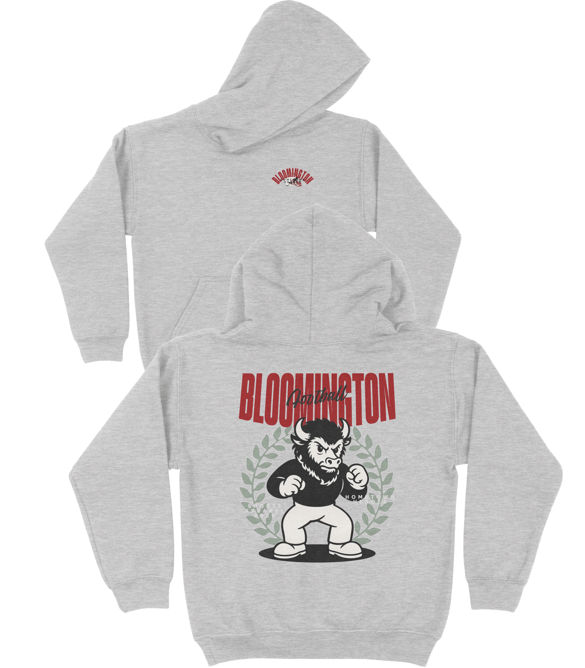 Bloomington Football YOUTH Hoodie- Hometown Heroes