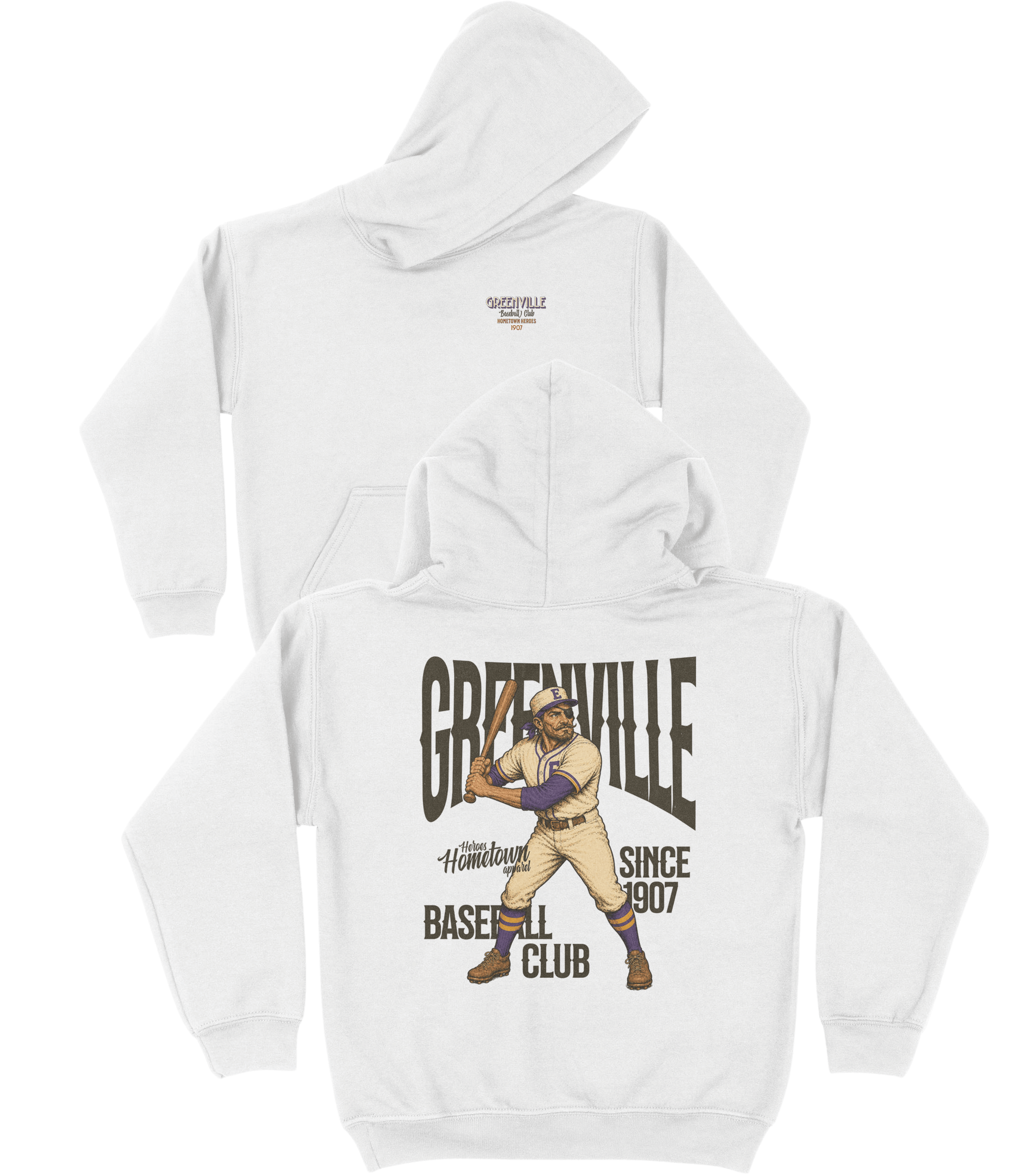 Greenville Baseball YOUTH Hoodie- Hometown Heroes