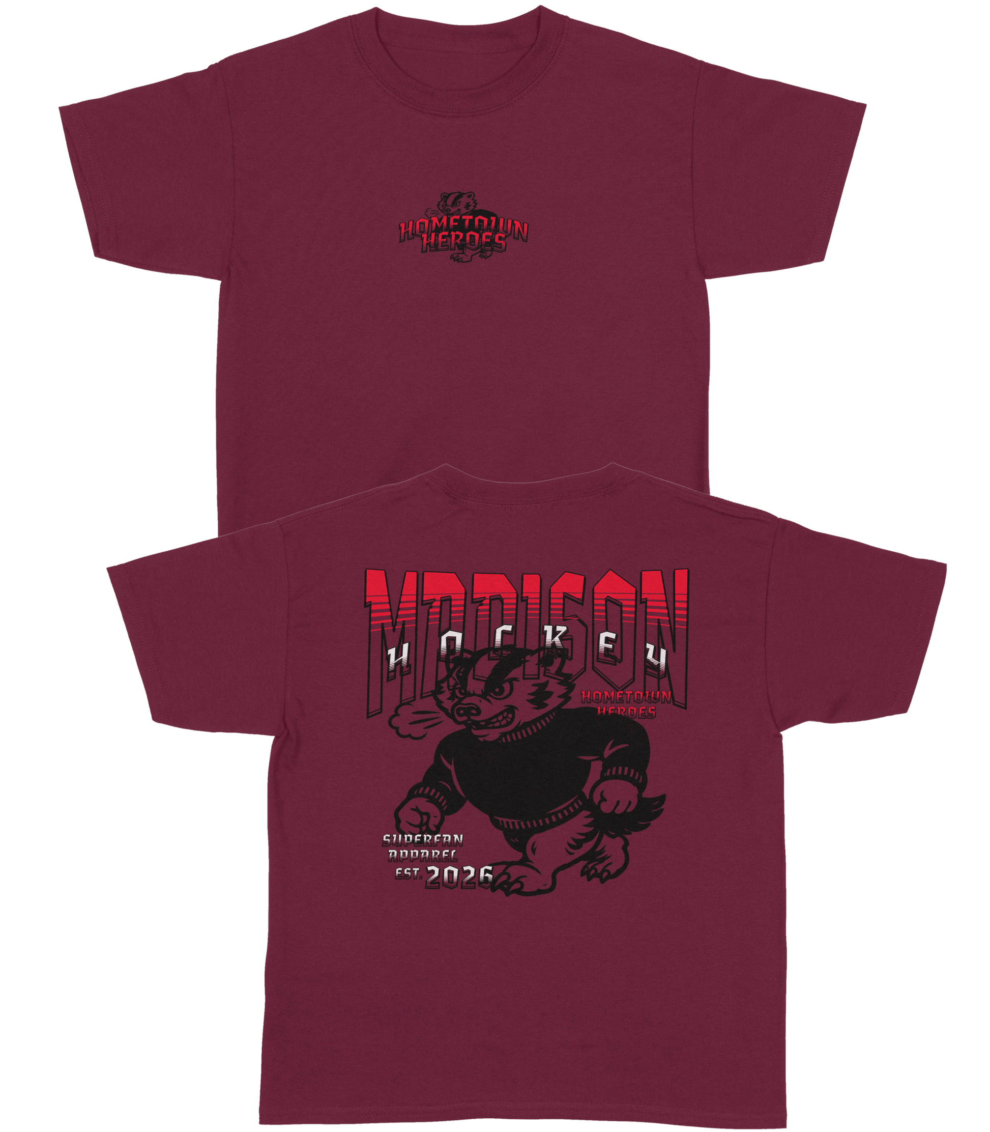 Madison Hockey YOUTH T-Shirt- Hometown Heroes