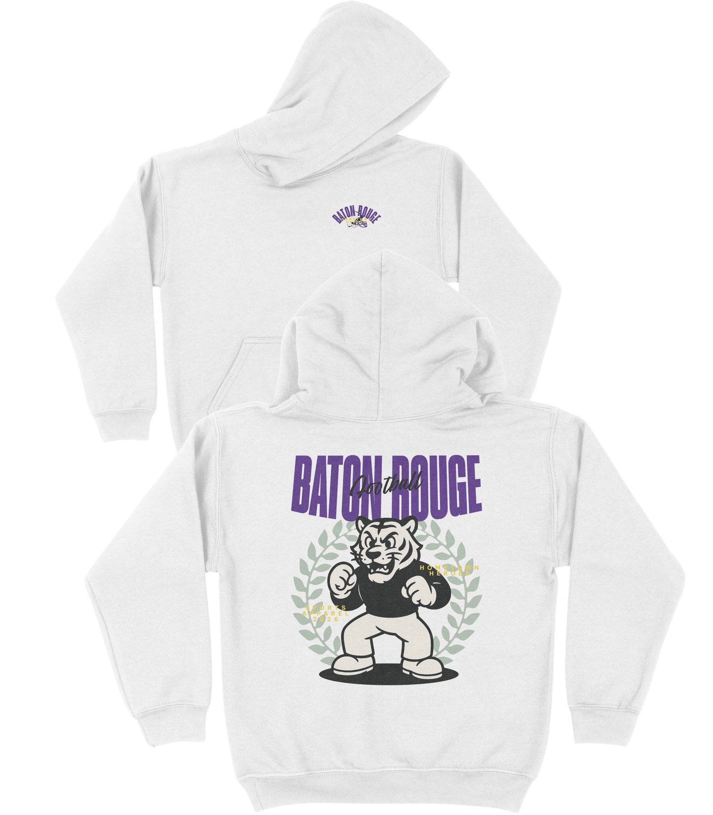 Baton Rouge Football YOUTH Hoodie- Hometown Heroes