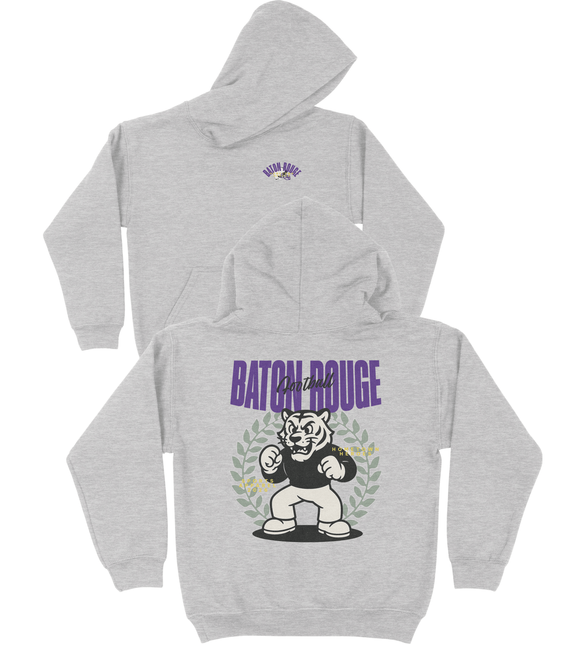 Baton Rouge Football YOUTH Hoodie- Hometown Heroes