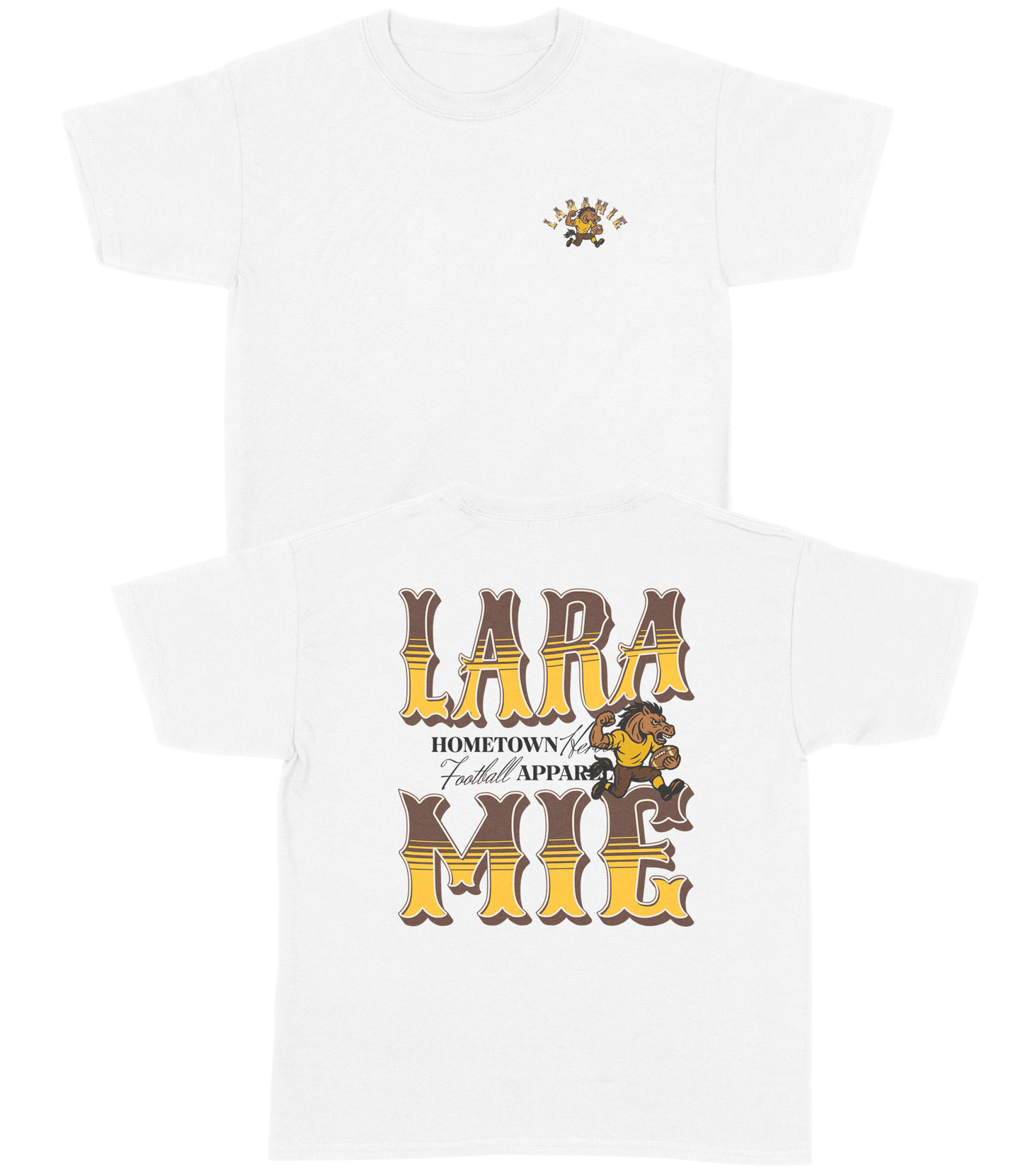 Laramie Football YOUTH T-Shirt- Hometown Heroes