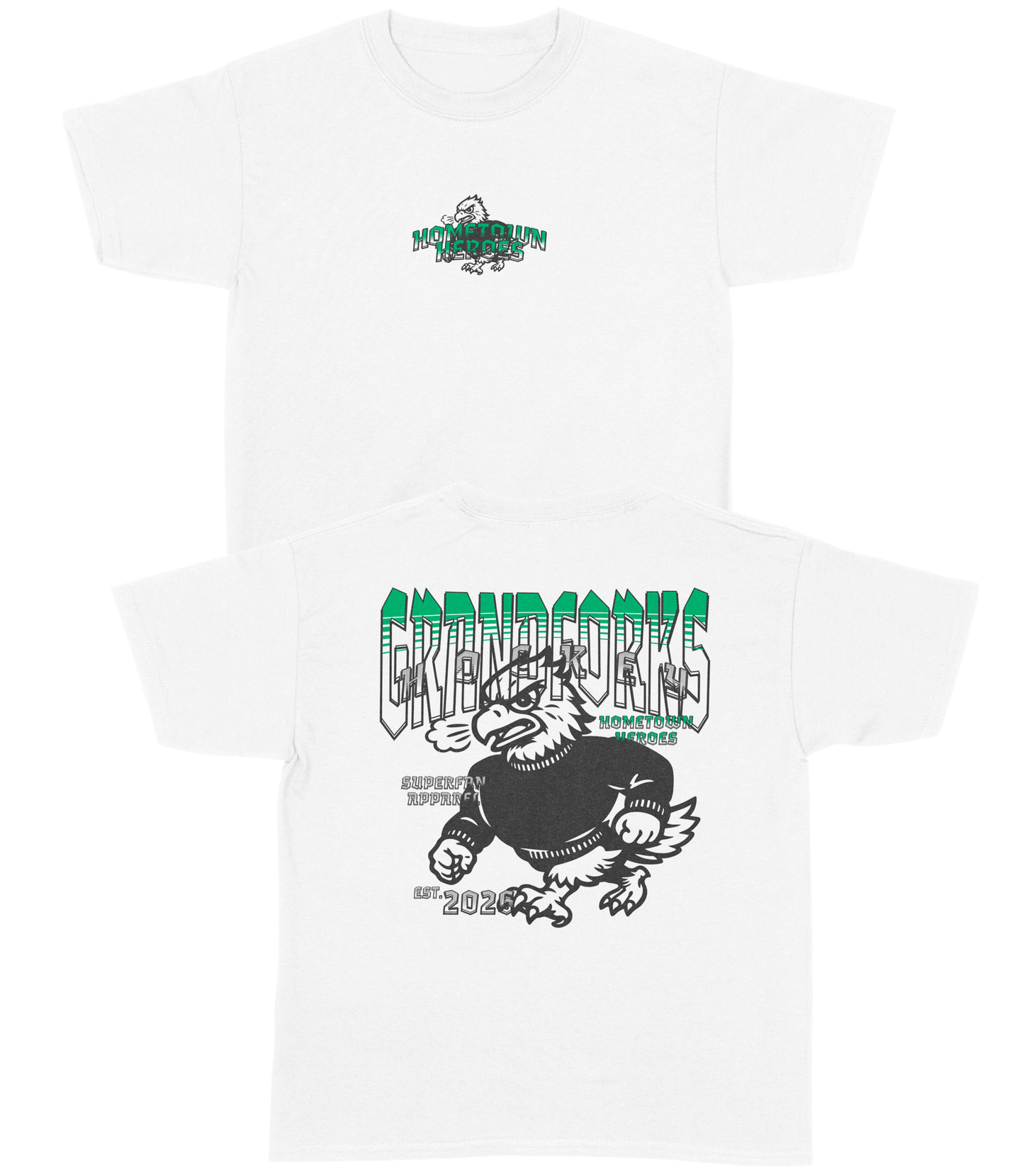Grand Forks Hockey YOUTH T-Shirt- Hometown Heroes