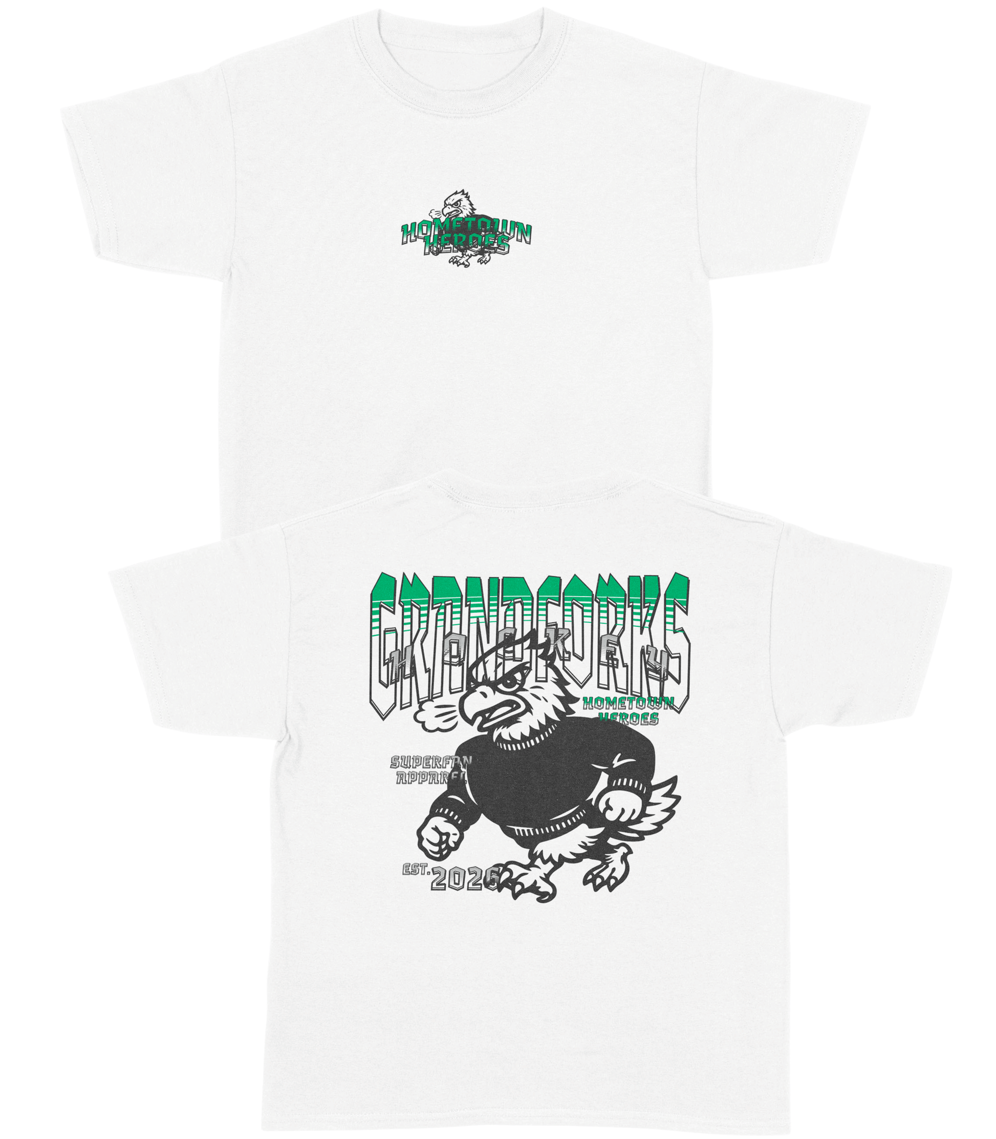 Grand Forks Hockey YOUTH T-Shirt- Hometown Heroes