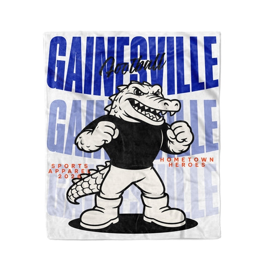 Gainesville Gator with text on a white background